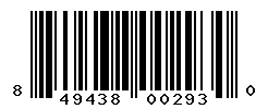 UPC barcode number 849438002930
