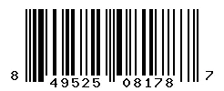 UPC barcode 849525081787