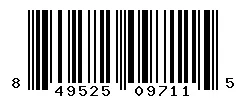 UPC barcode 849525097115