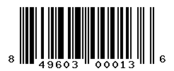 upc 849603000136 barcode image