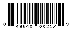 UPC barcode number 849640002179