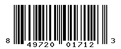 UPC barcode number 849720017123