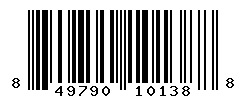 UPC barcode number 849790101388