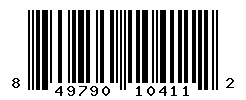 upc 849790104112 barcode image