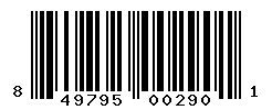 UPC barcode number 849795002901