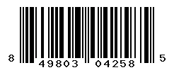 UPC barcode 849803042585