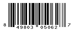 UPC barcode number 849803050627