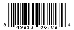 upc 849813007864 barcode image