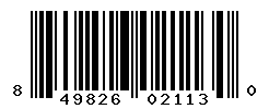 UPC barcode number 849826021130