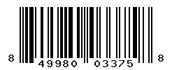 upc 849980033758 barcode image