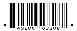 upc 849980033888 barcode image