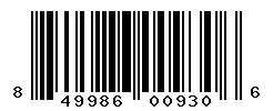 upc 849986009306 barcode image