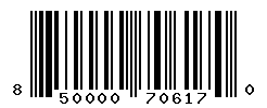 UPC barcode number 850000706170