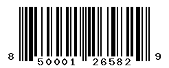 UPC barcode number 850001265829