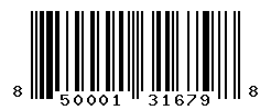 UPC barcode number 850001316798