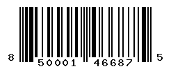 UPC barcode number 850001466875