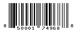 UPC barcode number 850001749688