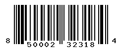 UPC barcode number 850002323184