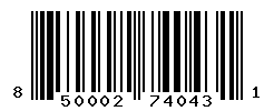 UPC barcode number 850002740431