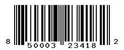 UPC barcode number 850003234182