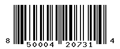 UPC barcode number 850004207314
