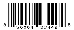 UPC barcode number 850004234495