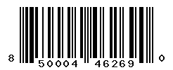 UPC barcode number 850004462690