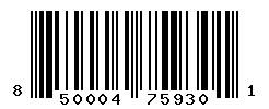 UPC barcode number 850004759301