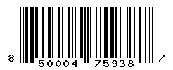 UPC barcode number 850004759387