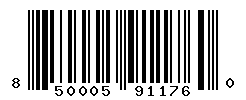 UPC barcode number 850005911760