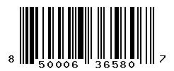UPC 850006365807 barcode image