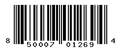 UPC barcode 850007012694