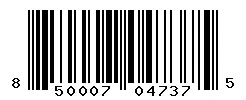 UPC barcode 850007047375