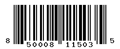 UPC barcode 850008115035