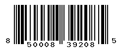 UPC barcode number 850008392085