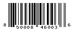 UPC barcode number 850008460036