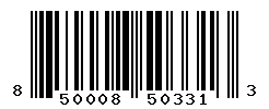 upc 850008503313 barcode image