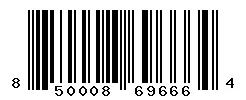 UPC barcode 850008696664