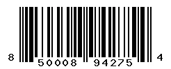 UPC barcode 850008942754