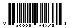 UPC barcode 850008942761