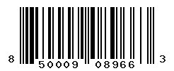 UPC barcode number 850009089663