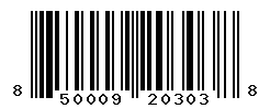 UPC barcode number 850009203038