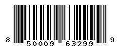 UPC barcode number 850009632999