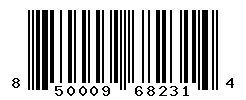UPC barcode number 850009682314