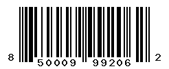 UPC barcode number 850009992062
