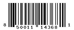 UPC barcode number 850011143681