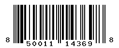 UPC barcode number 850011143698