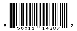 UPC barcode number 850011143872
