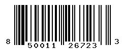 UPC barcode 850011267233