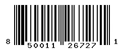 UPC barcode 850011267271